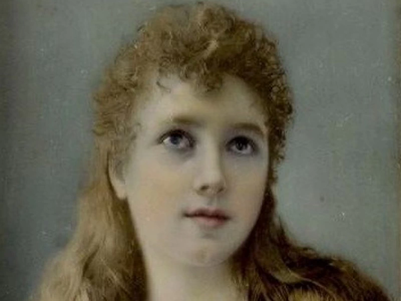 1858-Tiziano Pagan de Paganis - Ritratto di giovane donna